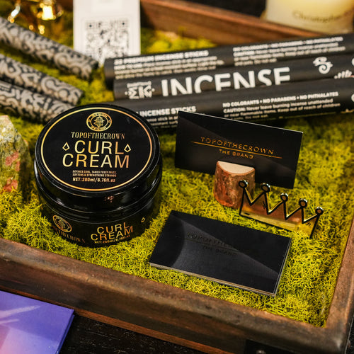 TOPOFTHECROWN Curl Cream – Moisturizing Curl Defining Cream