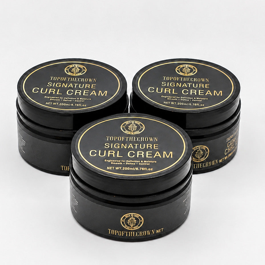 TOPOFTHECROWN Curl Cream 3-Pack Bundle